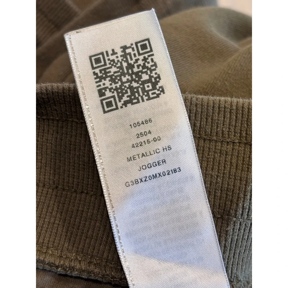 True Religion Mens 3XL Olive Green Fleece Jogger‎ Sweatpants Horseshoe Logo EUC